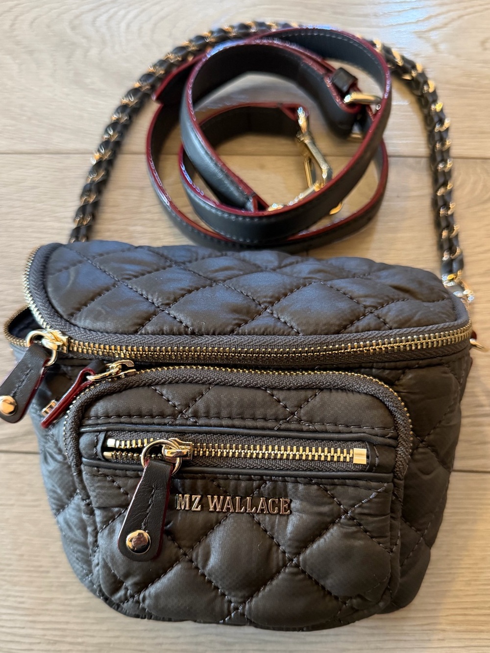 MZ Wallace Micro Crosby Sling in Magnet / Gray